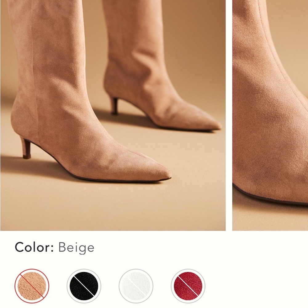 Anthropologie Seychelles boots - New w/o box - Beige color